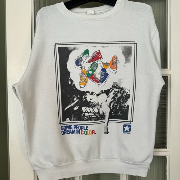 Vintage Converse ‘Some People Dream in Colour’ sweatshirt - Picture 2 of 12